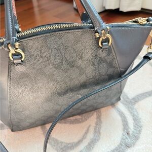 Coach Black and Gold Women's Handbag